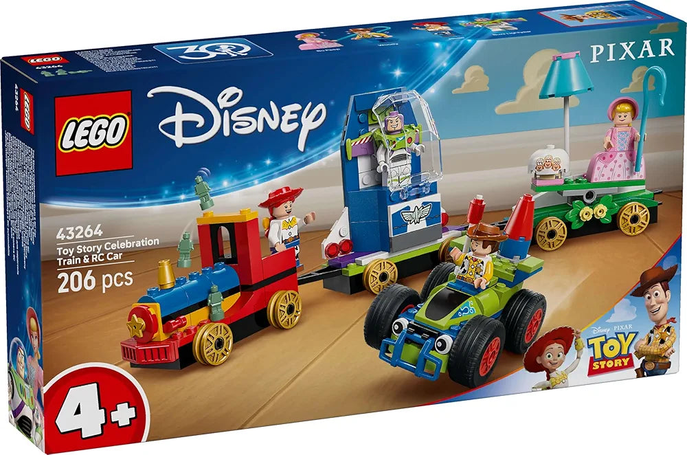 Lego Disney and Pixar’s Toy Story Celebration Train & RC Car Building Playset 43264 Building Blocks Toys for 4+ Gift for Boys and Girls