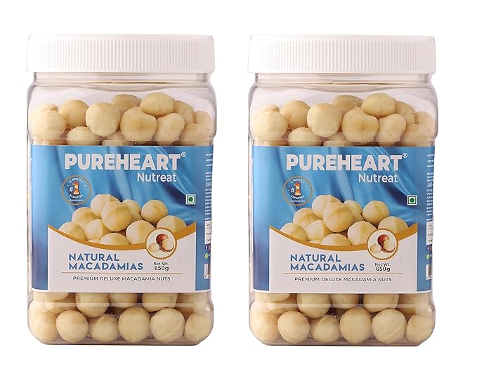 Pureheart Natural Macadamia - 650 gms (Pack of 2)