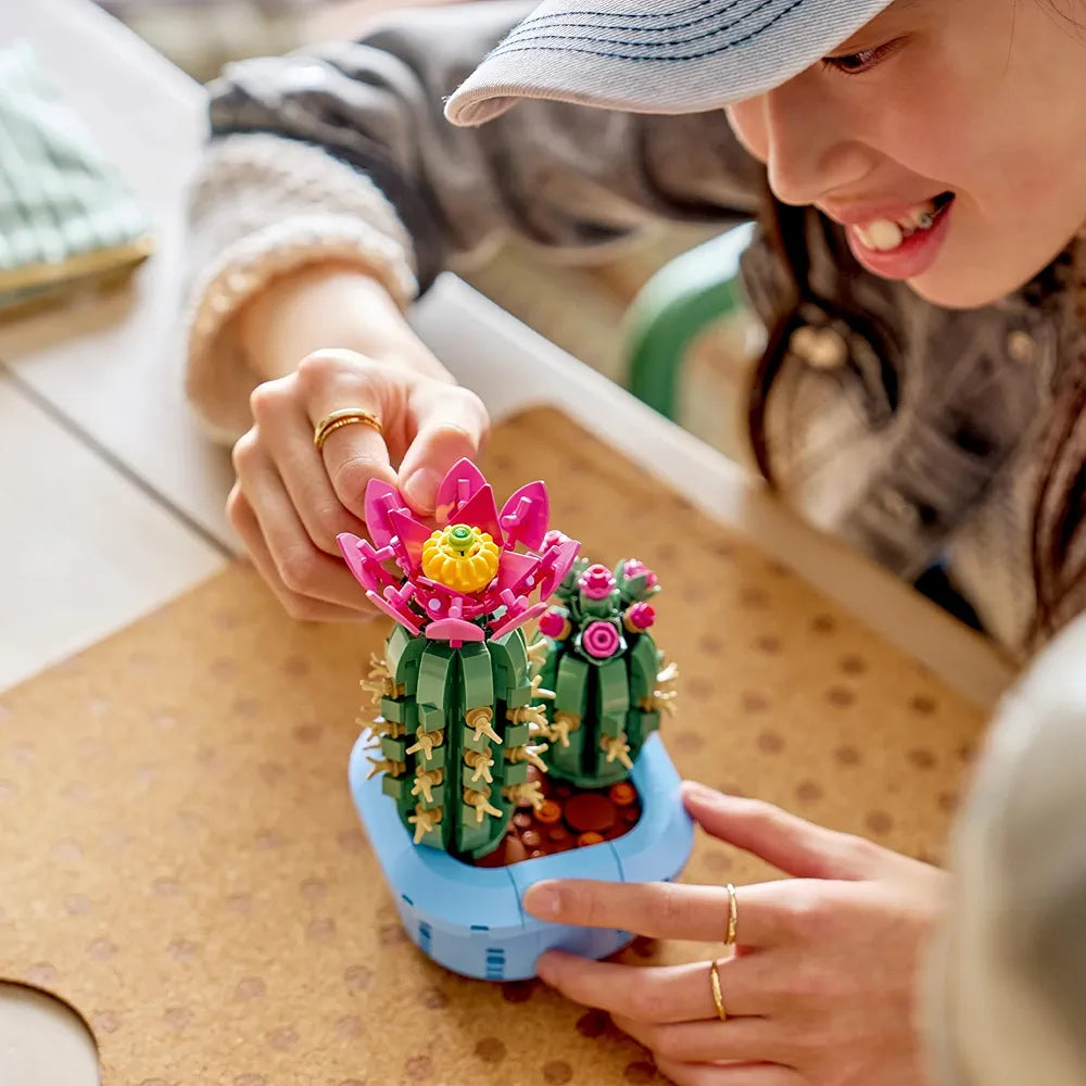 Lego Botanicals Flowering Cactus - Plants Decor - Building Set for Kids Ages 9 and Up - 11509