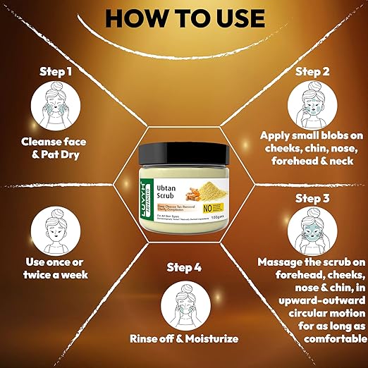 Luvyh Ubtan Face Scrub & Body Scrub - 100 gms