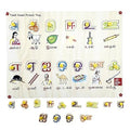 Skillofun Tamil Letters Wooden Board with Pictures Tamil Learning Kids Activity Toys
