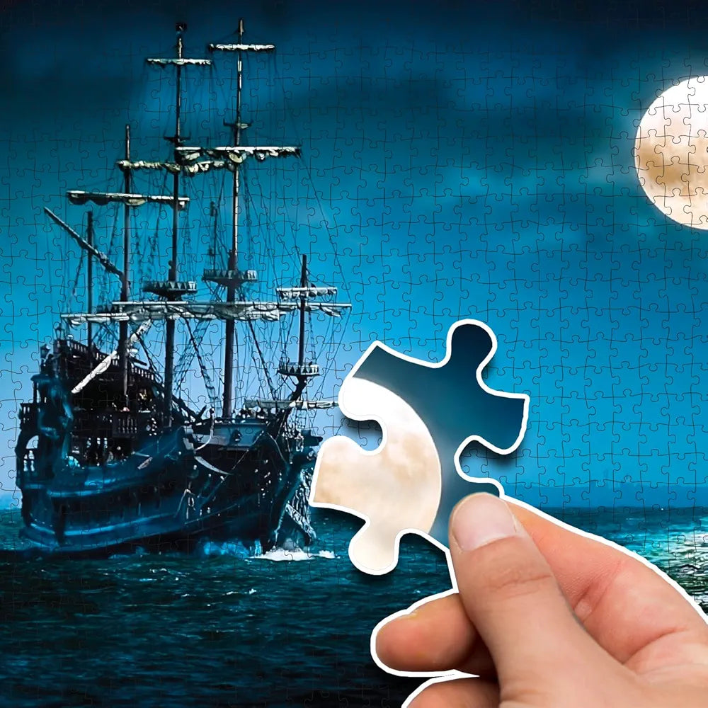 Hello Friend Moon Light Jigsaw Puzzles 1000-Piece for Kids and Childrens Educational Puzzles Game for Learning, Gifts, and Fun Activities