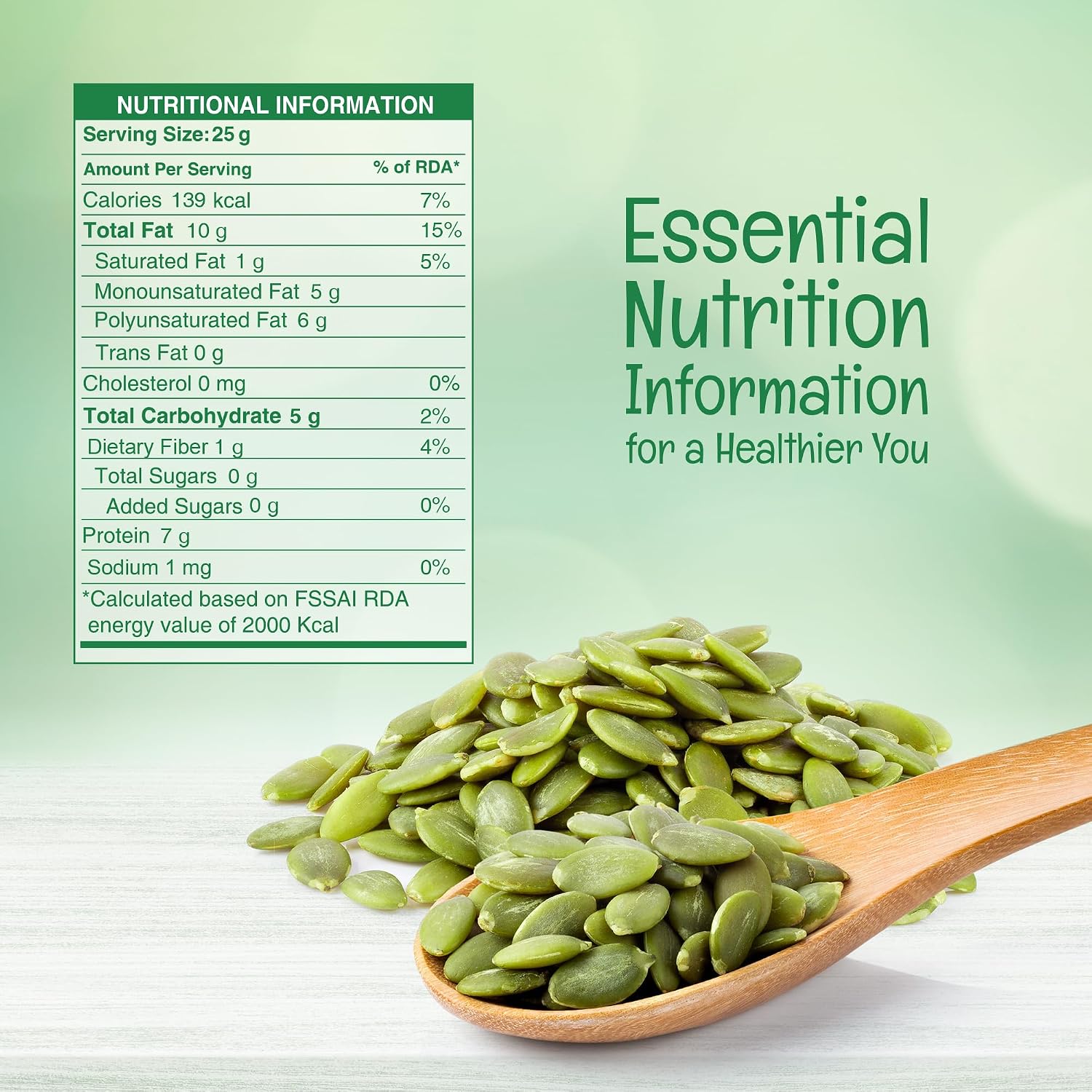 Pureheart Premium Raw Pumpkin Seeds for Snacking/Topping 80 gm - Superfood for Heart Health, Digestion & Immune Support, Rich in Protein, Fibre, Healthy Diet Snacks