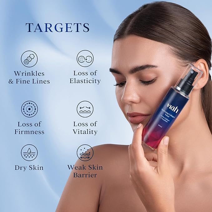 Viah Hydrating Collagen Toner with Anti Ageing & Tightening Action - 100 ml