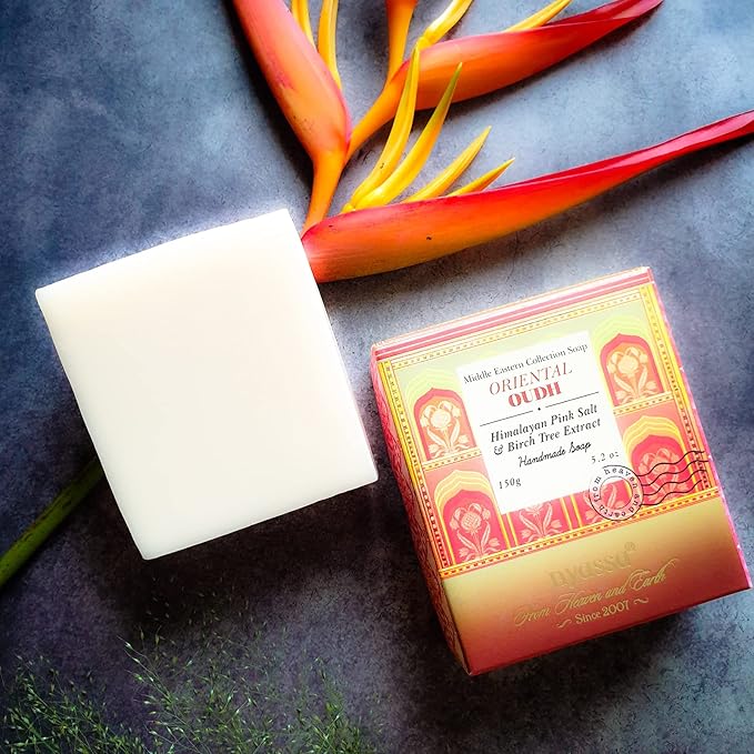 Nyassa Oriental Oudh Luxurious Handmade Natural Bathing Soap - 150 Gms