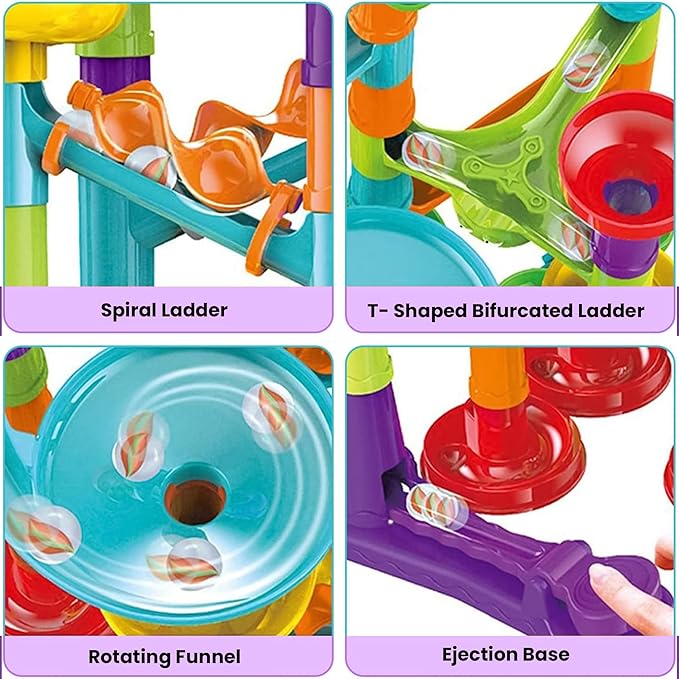 Kidology 3D Marble Run DIY Construction Building Blocks Toys for Kids