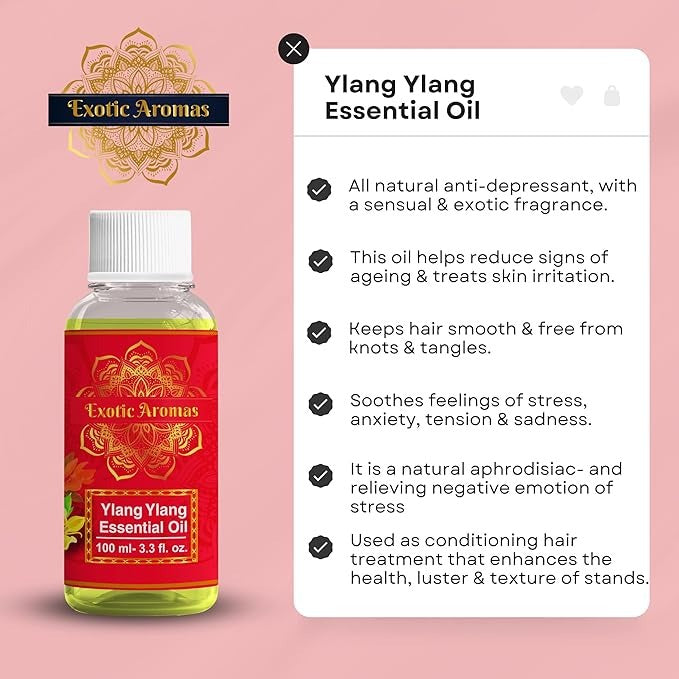 Exotic Aromas Ylang Ylang Essential Oil - 100 ml