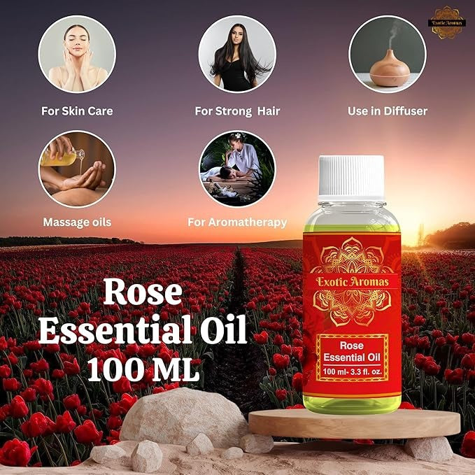 Exotic Aromas Essential Oil Rose - 100 ml