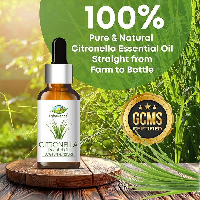 Farm Blends Citronella Essential Oil - 15 ml Each (Pack of 2)