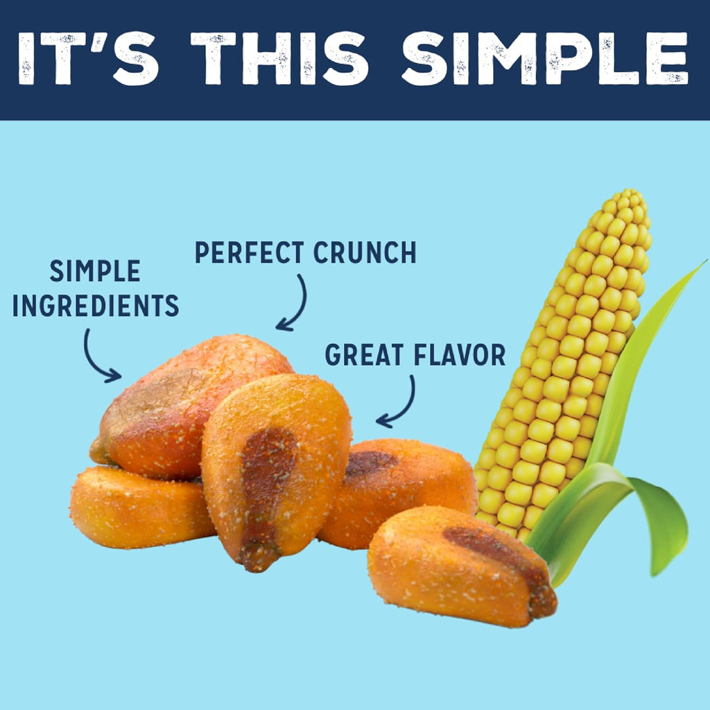LOVE CORN Sea Salt | Delicious Crunchy Corn Natural Snack | 4 Ounce x 1 Bag | Non-GMO, Low-Sugar, Gluten-Free, Plant Based, Vegan, Low Sugar