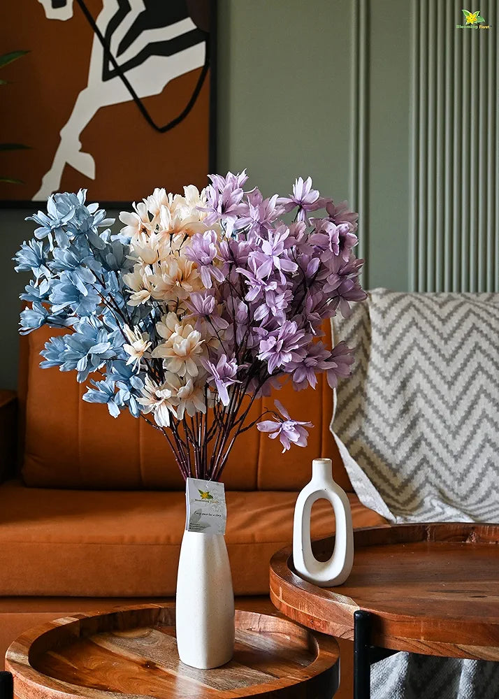 Artificial Magnolia Kobus Natural Looking Flower Bunch