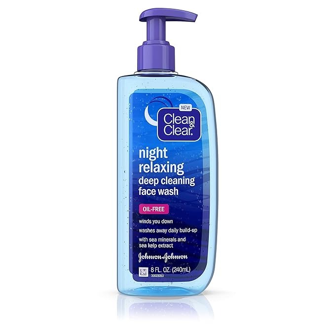 Clean&Clear Night Relaxing Deep Cleaning Face Wash - 240 ml