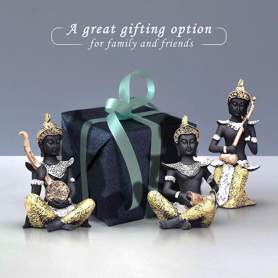 Mariner's Creation Buddha Statues showpiece Playing Musical Instruments size-12.5X10X22cm