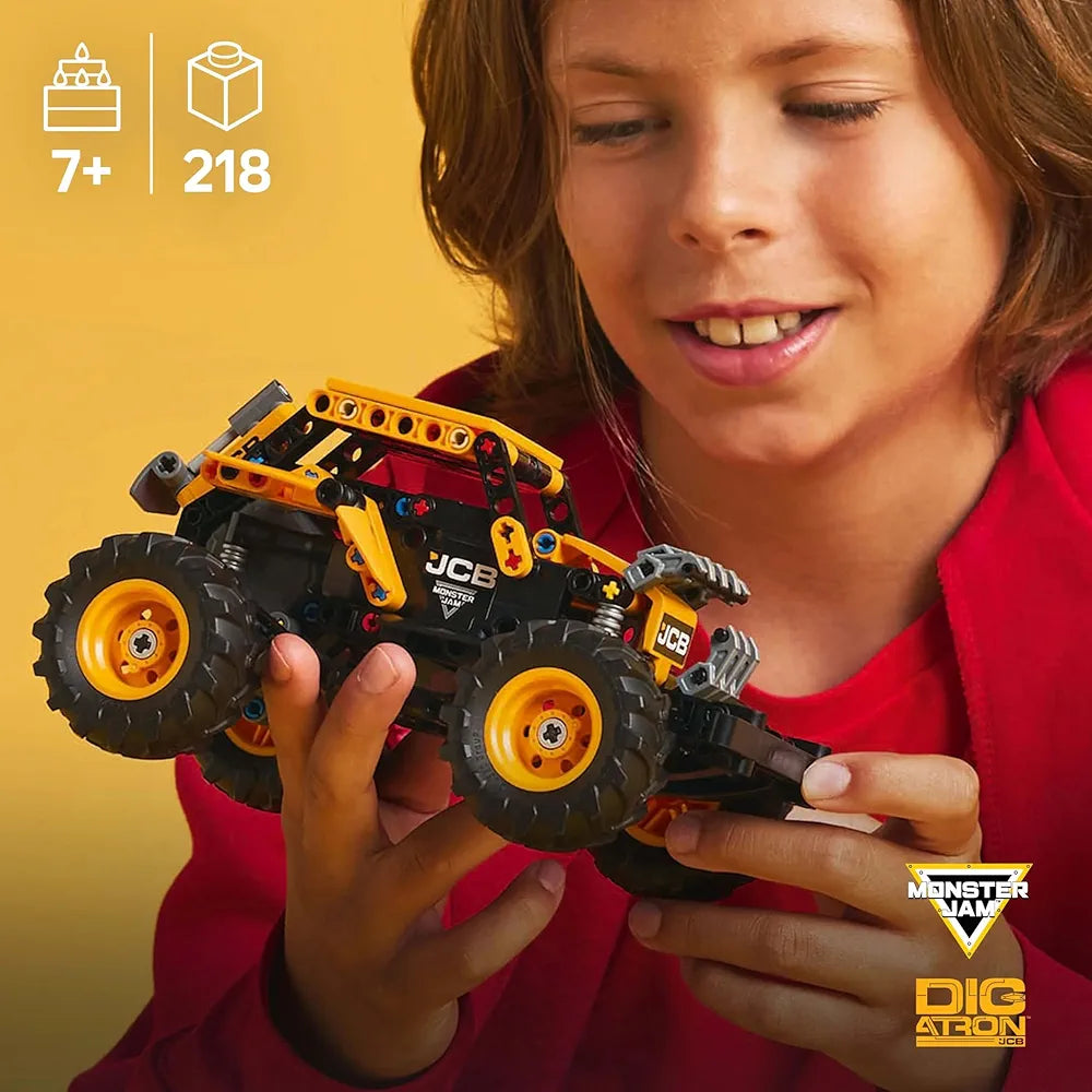 Lego Technic Monster Jam DIGatron Pull-Back Truck Toy 42199 Building Blocks Toys for 7+ Gift for Boys and Girls