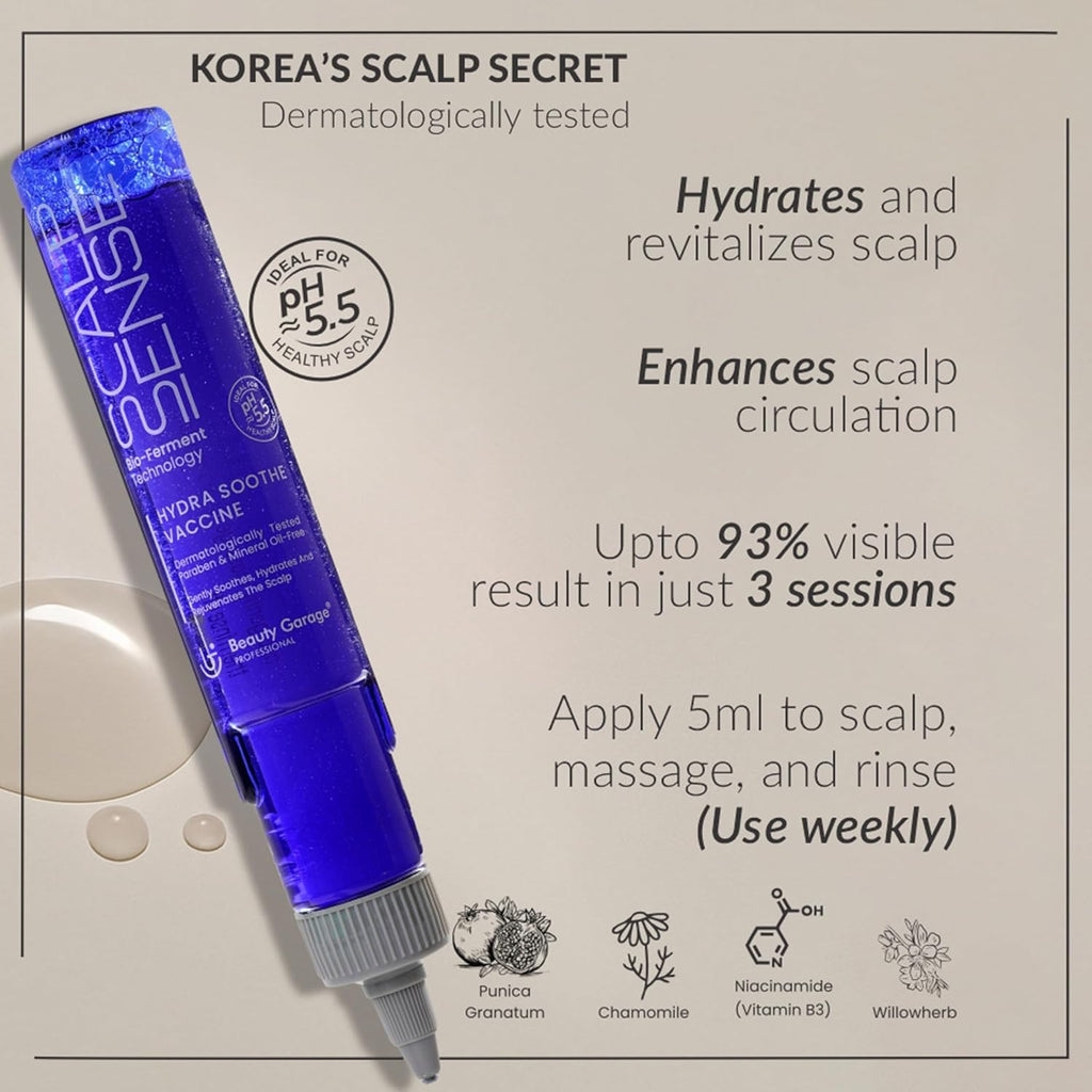 Beauty Garage ScalpSense Hydra Soothe for Dry Scalp Vaccine 150ml