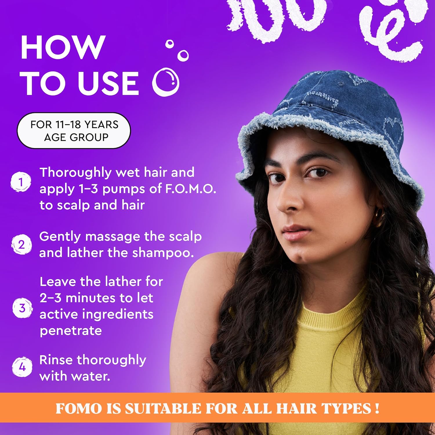 YplayZ Flakes Off Magic On Anti-Dandruff Shampoo for Tweens & Teens, Ages 11-18 - 300 Ml