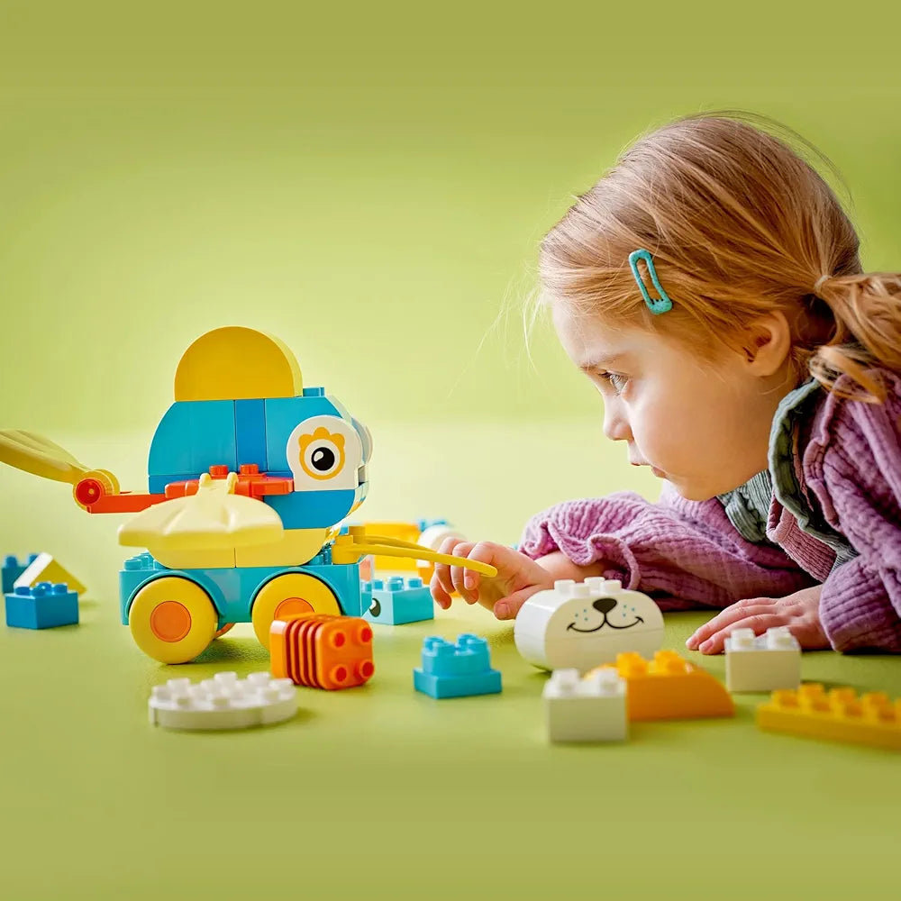 Lego Duplo Town 3in1 Animals on Wheels Building Toy for Imaginative Play 10448 Building Blocks Toys for 2+ Gift for Boys and Girls