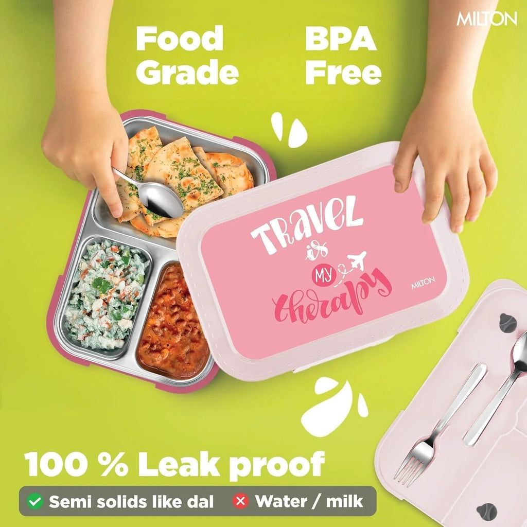 Milton Bravo 3 Steel Thermoware Lunchbox