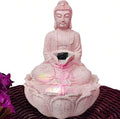 Alila Rose Gold Buddha Statue Statues Water Fountain for Living Room 14inches