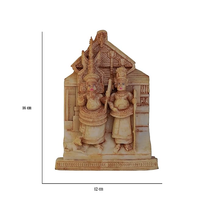 Newven Parassini Muthappan Statue Hindu God Idol Showpiece Gifts Home Decor