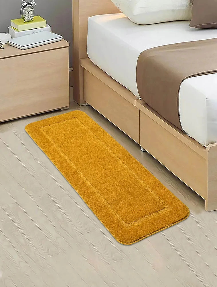 Saral Home Good Morning Mat Colour Gold