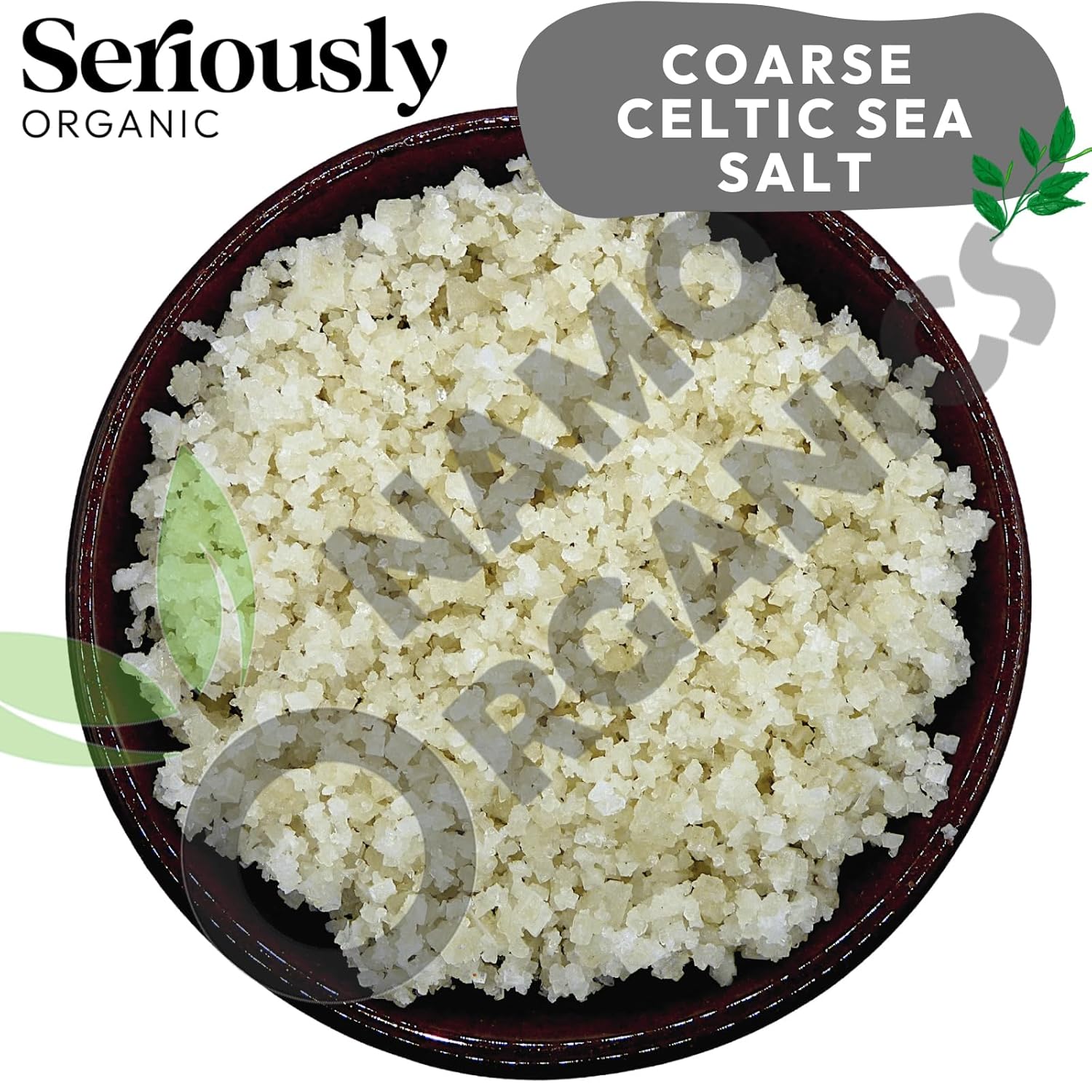 Namo Organics - Organic Celtic Sea Salt (SEL GRIS) - 500g- Premium | Full of Mineral | 100% Natural, Hand Harvested Sea Salt
