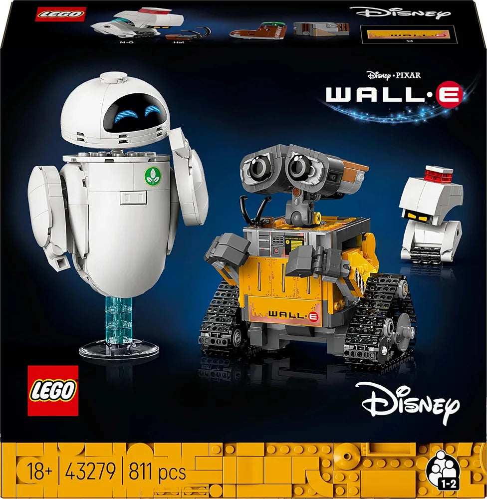 Lego ǀ Disney and Pixar Wall-E and EVE Animated Movie 43279 Building Set for Adults -Age 18+
