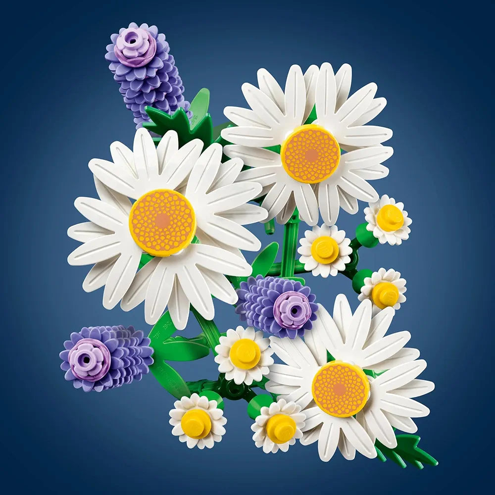 Lego Botanicals Daisies Flower Decor Building Set for Kids - Gift for Girls and Boys 11508
