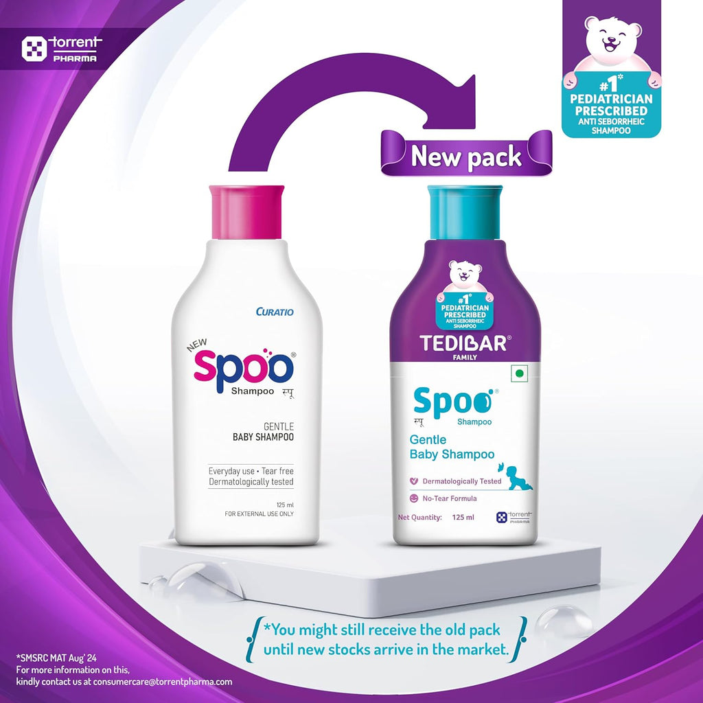 Tedibar Family Spoo No Tear Formula baby shampoo - 125 ml