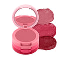 RENEE Glam Stack Creme Lip & Cheek Tint - Pink 4.5g - 3 Shades in 1, Rich Creamy Natural Seamless Finish, Smooth & Blendable Formula - Travel Friendly, Quick & Easy to Use