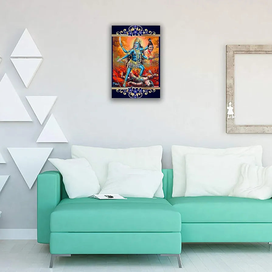 Rangoli MDF Wall Stick Decorative Panel 12x18 Wall Art P-1 Design-18
