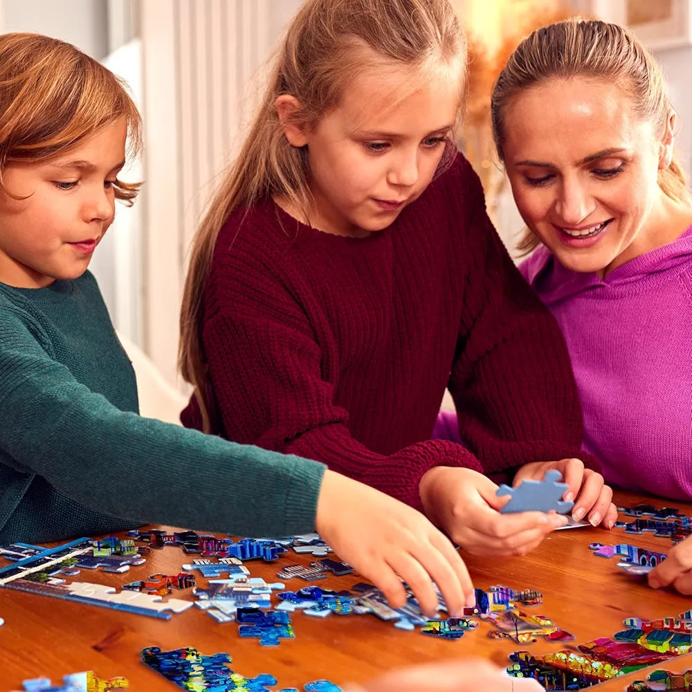 FLO Toys Night in Venice Jigsaw Puzzle for Adults & Kids 14+ 500 Piece Fun & Challenging Puzzle Game