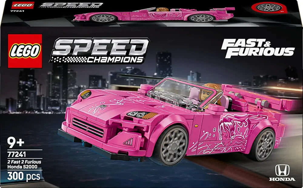 Lego Speed Champions 2 Fast 2 Furious Honda S2000 Car Toy 77241 Building Blocks Toys for 9+ Gift for Boys and Girls