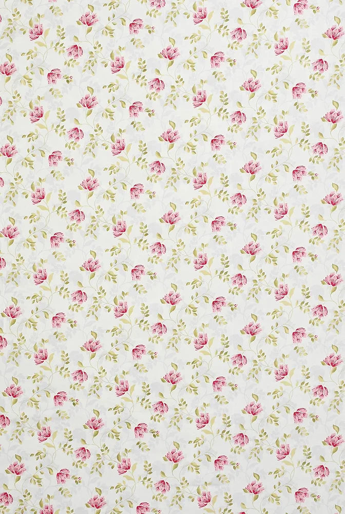 Homefab India 180 TC Glace Cotton Single BedSheet with 1 Pillow Cover Pink