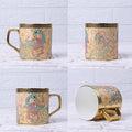 Femora Bone China Gold Tea Cup | Heaven Gold | 180 Ml