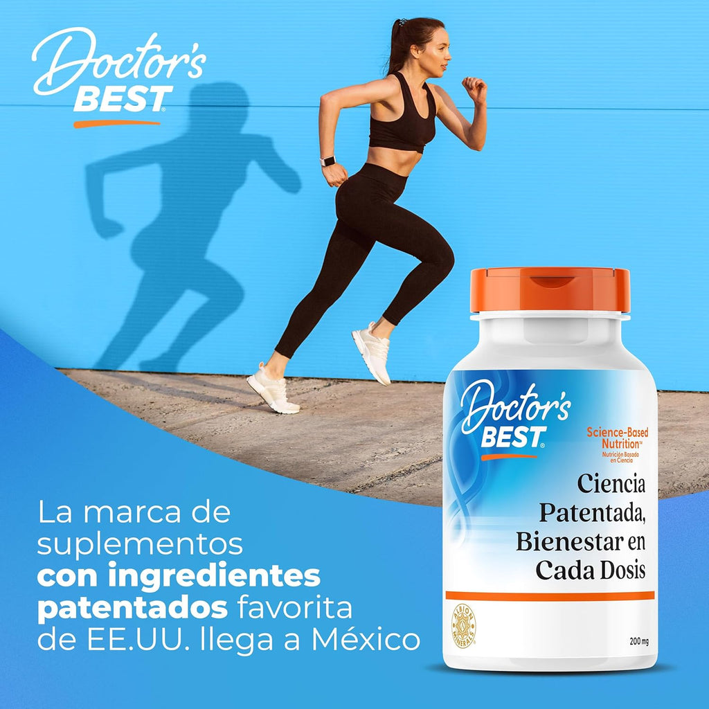 Doctor'S Best High Absorption Chelated Magnesium - 100 Mg, 120 Tablets