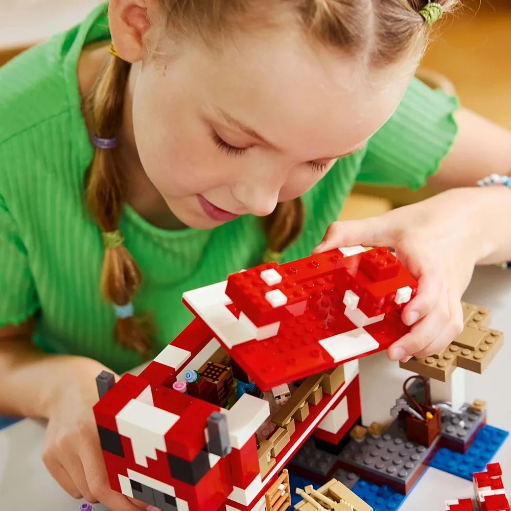 Lego Minecraft The Mooshroom House Island Gamer Kit Toy for Kids 21270 Building Blocks Toys for 8+ Gift for Boys and Girls