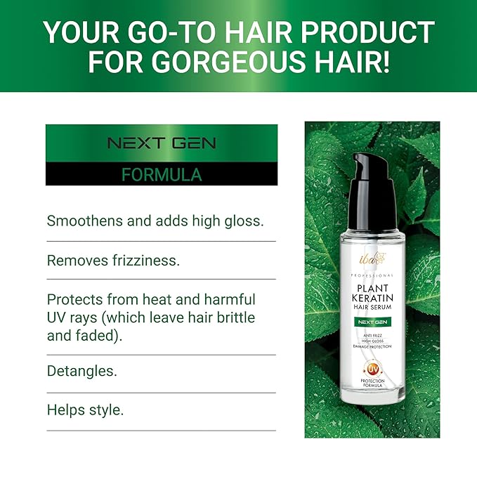 Iba Professional Plant Keratin Next Gen Hair Serum - 45 Ml