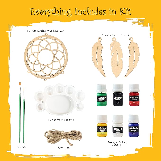 Solobolo - Mandala Art Dream Catcher Making Kit
