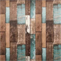 Jaamso Royals Dark Vitange Wood Strips Peel and Stick Wallpaper