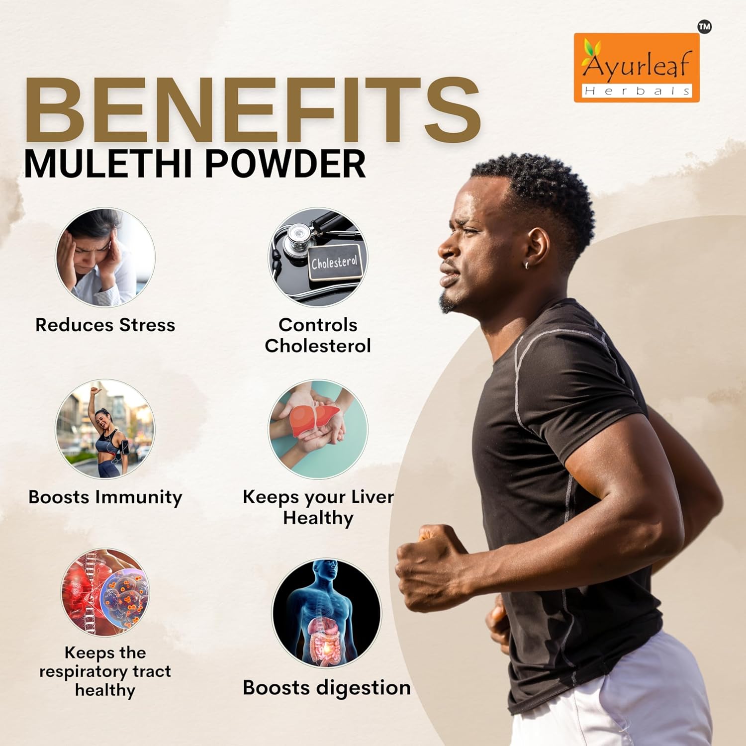 Ayurleaf Herbals Mulethi Powder - 200 Gms