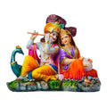 Newven Radhakrishnan Murti Radha Krishna Idol Showpiece Hindu God Statue Gifts Decorative