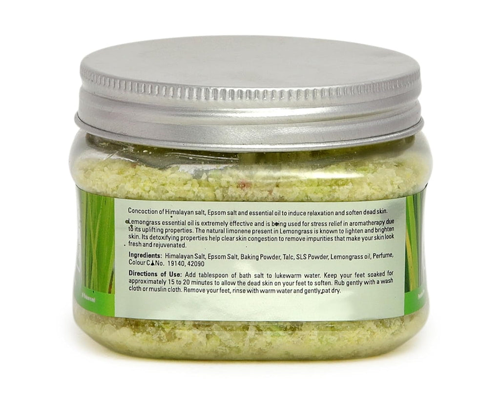 Sscpl Herbals Refreshing Lemongrass Bath Salt For Hand & Foot - 150 gms (Pack of 2)