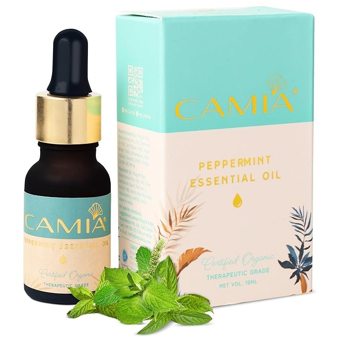Camia Organic & Natural Peppermint Essential Oil - 15 ml