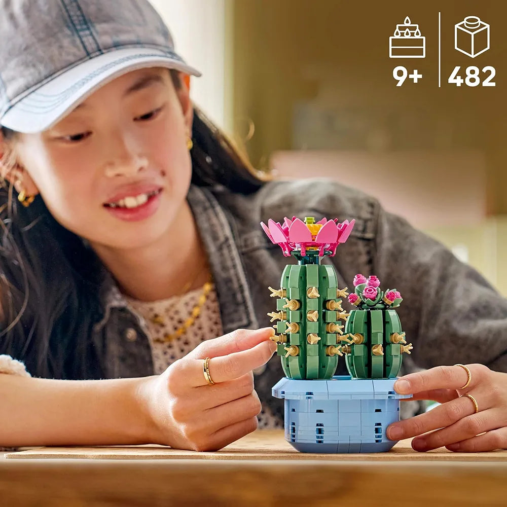 Lego Botanicals Flowering Cactus - Plants Decor - Building Set for Kids Ages 9 and Up - 11509