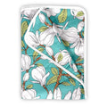 Divine Casa Floret 100% Cotton Single Kids Dohar 120 GSM Soft & Lightweight Throw Blanket Colour Meadow Green