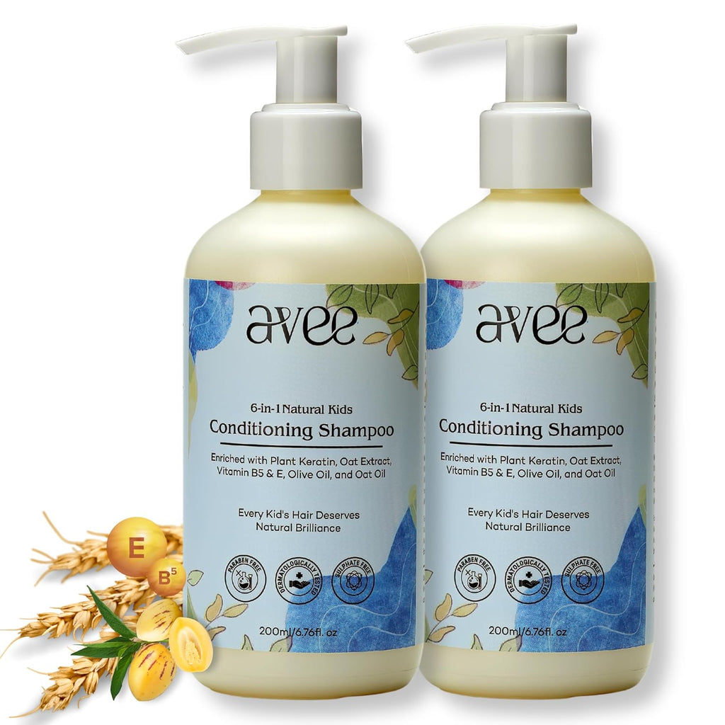 Avee Kids Shampoo for 5 to 12 Years Conditioning Shampoo - 200 ml Each (Pack of 2)