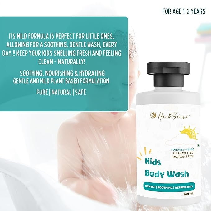 Herbsense Kids Body Wash Age 1-3 Years - 200 ml