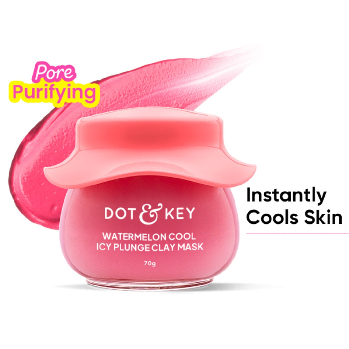 Dot & Key Watermelon Cool Icy Plunge Clay Mask