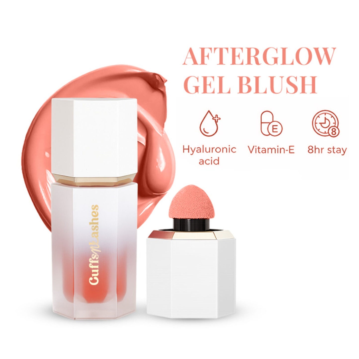 CUFFS N LASHES After Glow Liquid Blush - 01 Peaches